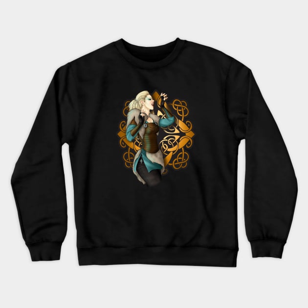 Viking Scream Crewneck Sweatshirt by CatAstropheBoxes